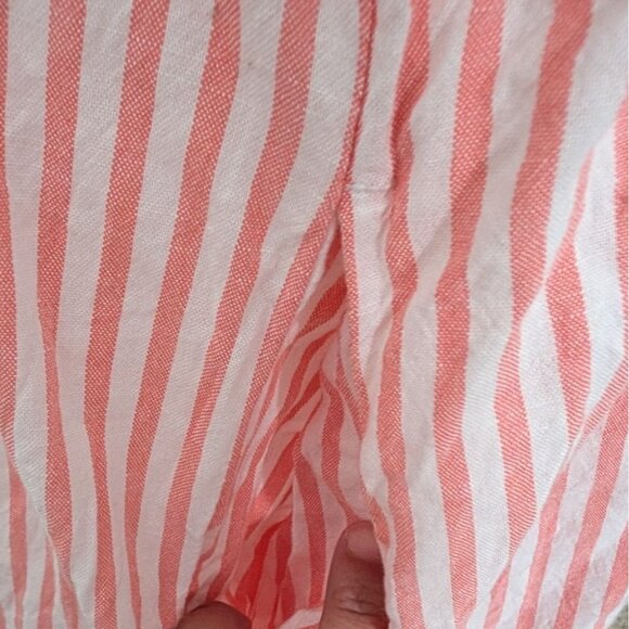 Croft & Barrow Stripe Smocked Dress Womens Plus Size 2X Pink Stretch Sleeveless - Picture 7 of 10